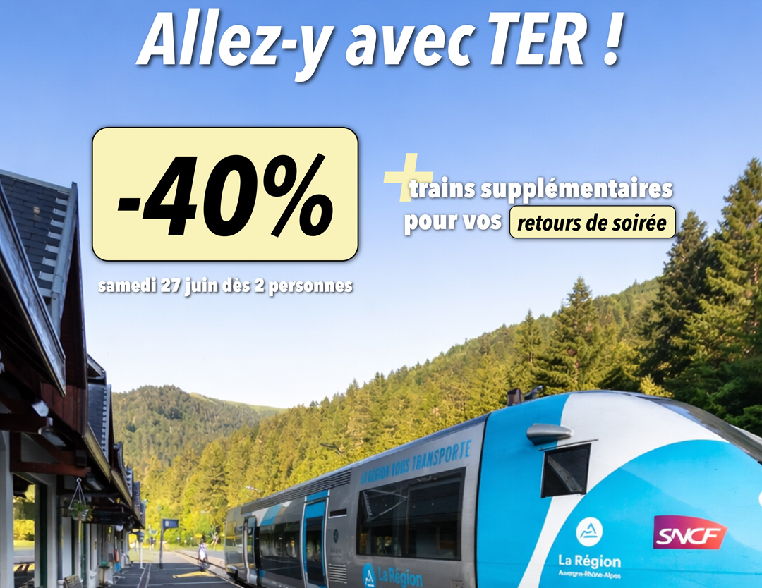 VENEZ ET REPARTEZ AVEC TER !