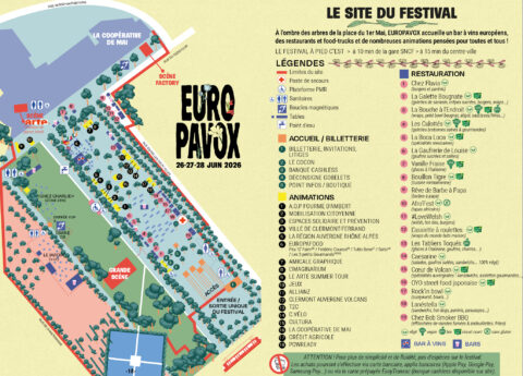 Le plan du festival est disponible !